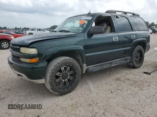 2002 Chevrolet Tahoe LS with VIN 1GNEK13Z62R327458, listed as a Copart auction lot 70981364 with Not provided miles and Salvage title. Bid and sale history available at DreamBid. Image 1.