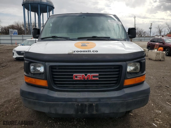 2008 GMC Savana Cargo Van with VIN 1GTGG25C081143819, listed as a Copart auction lot 50505345 with 306,409 mi miles and Clean Title. Bid and sale history available at carsss.com. Image 5.