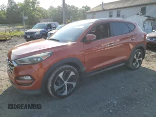 2016 Hyundai Tucson Limited z VIN KM8J33A21GU251086, wystawiony jako Copart lot #59004345 z przebiegiem 102 807 mil mil oraz Czysty tytuł • Clean title. Historia ofert i sprzedaży dostępna na DreamBid. Obrazek 1.