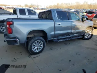 2021 Chevrolet Silverado 1500 LTZ with VIN 1GCUYGET5MZ298763, listed as a Copart auction lot 48281755 with 96,093 mi miles and Salvage Title. Bid and sale history available at DreamBid. Image 3.