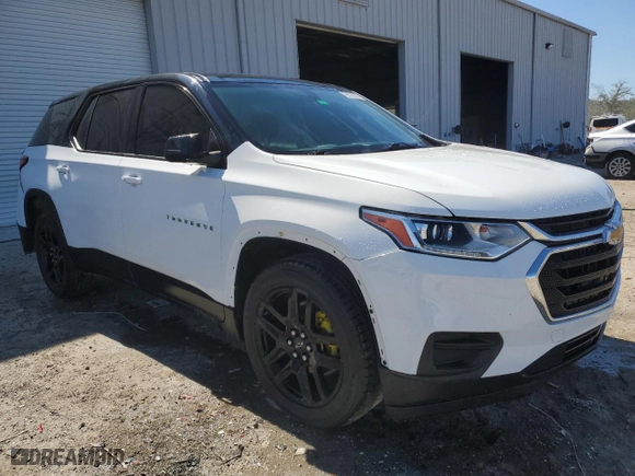 2021 Chevrolet Traverse LS with VIN 1GNERFKWXMJ194463, listed as a Copart auction lot 46158605 with 93,594 mi miles and Non Repairable. Bid and sale history available at carsss.com. Image 4.