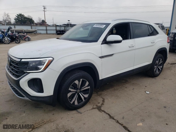 2024 Volkswagen Atlas Cross Sport 2.0T SE with VIN 1V2DE2CA0RC244941, listed as a Copart auction lot 84553054 with 9 mi miles and Salvage Title. Bid and sale history available at carsss.com. Image 1.