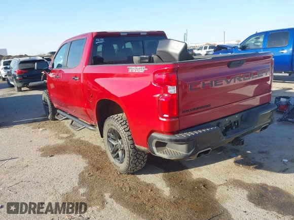 2021 Chevrolet Silverado 1500 LT Trail Boss with VIN 3GCPYFEL0MG154044, listed as a IAAI auction lot 41842781 with 102,505 mi miles and . Bid and sale history available at DreamBid. Image 3.