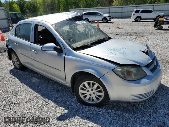 2010 Chevrolet Cobalt 1LT with VIN 1G1AD5F54A7147139, listed as a Copart auction lot 51935485 with Not Provided miles and Salvage Title. Bid and sale history available at DreamBid. Image 4.