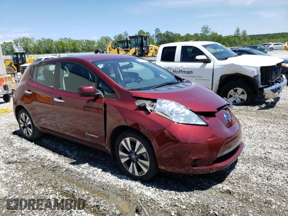 2017 Nissan LEAF SL with VIN 1N4BZ0CP1HC308754, listed as a Copart auction lot 51642173 with 45,957 mi miles. Bid and sale history available at carsss.com. Image 1.
