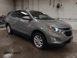2018 Chevrolet Equinox LT z VIN 3GNAXSEV2JS606742, wystawiony jako IAAI lot #41407561 z przebiegiem 118 096 mil mil oraz . Historia ofert i sprzedaży dostępna na DreamBid. Obrazek 1.