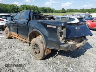 2021 Ford Ranger XL with VIN 1FTER4FH6MLD75881, listed as a Copart auction lot 57230305 with 38,773 mi miles and Salvage title. Bid and sale history available at DreamBid. Image 2.