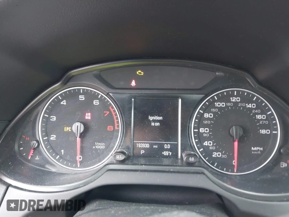2011 Audi Q5 Premium Plus with VIN WA1DKAFP5BA013484, listed as a IAAI auction lot 42777756 with 193,930 mi miles and . Bid and sale history available at DreamBid. Image 7.
