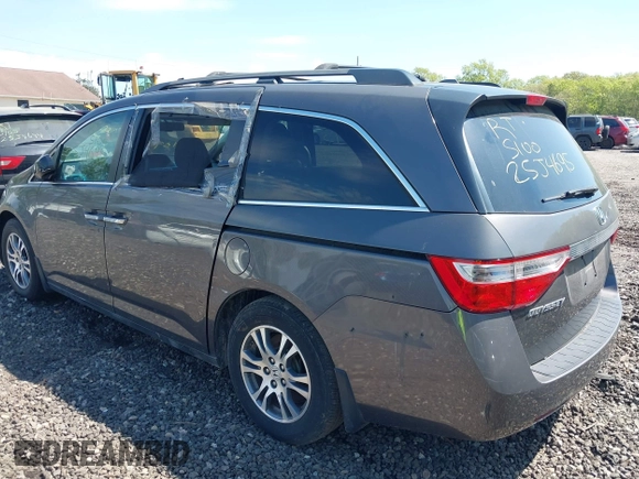 2012 Honda Odyssey EX-L with VIN 5FNRL5H69CB067867, listed as a IAAI auction lot 42225228 with Not provided miles and . Bid and sale history available at DreamBid. Image 13.