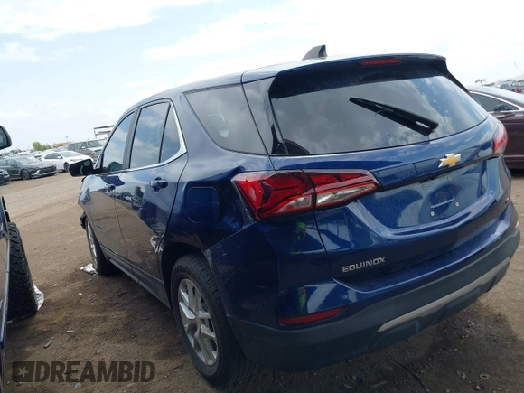 2022 Chevrolet Equinox LT z VIN 3GNAXKEV2NL148216, wystawiony jako IAAI lot #42185177 z przebiegiem 62 667 mil mil oraz . Historia ofert i sprzedaży dostępna na DreamBid. Obrazek 3.