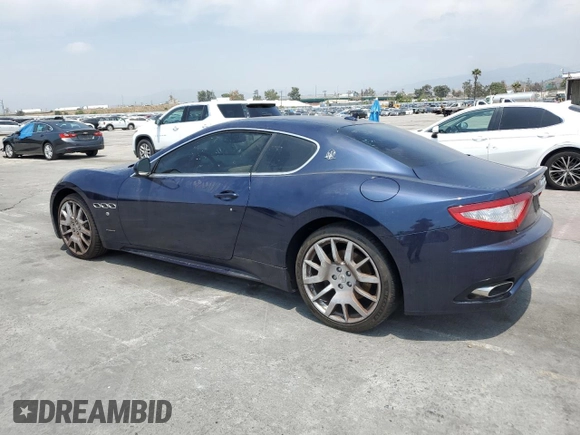 2011 Maserati GranTurismo S with VIN ZAM45KLA2B0059519, listed as a Copart auction lot 55537315 with 49,251 mi miles and Clean title. Bid and sale history available at DreamBid. Image 2.