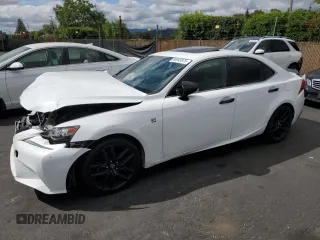 2015 Lexus IS 250 with VIN JTHBF1D21F5059965, listed as a Copart auction lot 56943875 with 112,532 mi miles and Salvage title. Bid and sale history available at DreamBid. Image 1.