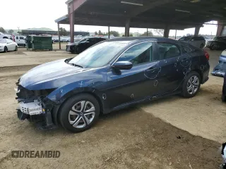 2017 Honda Civic Sedan LX with VIN 19XFC2F65HE215420, listed as a Copart auction lot 51118385 with 96,253 mi miles and Salvage Title. Bid and sale history available at carsss.com. Image 1.
