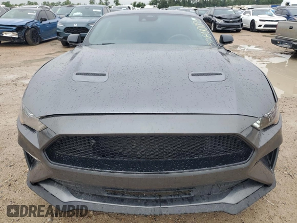 2022 Ford Mustang EcoBoost with VIN 1FA6P8TH9N5150100, listed as a Copart auction lot 55800095 with 21,996 mi miles and Salvage Title. Bid and sale history available at DreamBid. Image 5.
