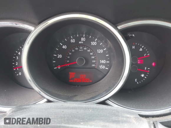 2012 Kia Sorento EX with VIN 5XYKU4A2XCG284563, listed as a IAAI auction lot 41753526 with 206,900 mi miles. Bid and sale history available at carsss.com. Image 7.