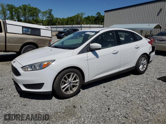 2018 Ford Focus SE z VIN 1FADP3F29JL295712, wystawiony jako Copart lot #53361485 z przebiegiem 55 857 mil mil oraz Szkody całkowita. Historia ofert i sprzedaży dostępna na DreamBid. Obrazek 1.