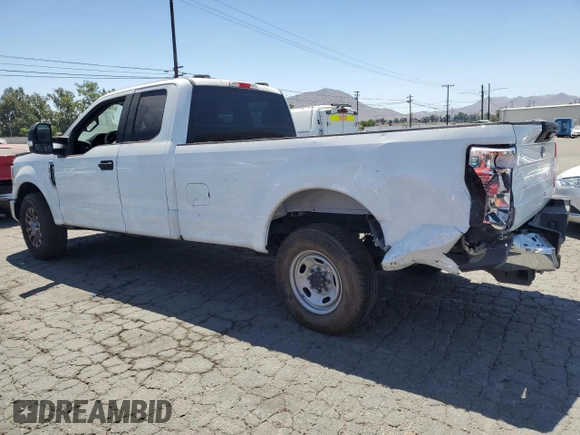 2022 Ford F-250 XL with VIN 1FT7X2A62NEF83139, listed as a Copart auction lot 64560535 with 56,387 mi miles and Salvage title. Bid and sale history available at DreamBid. Image 2.