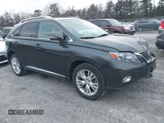 2010 Lexus RX 450h with VIN JTJBC1BA2A2012827, listed as a IAAI auction lot 41101091 with 236,669 mi miles and . Bid and sale history available at DreamBid. Image 1.