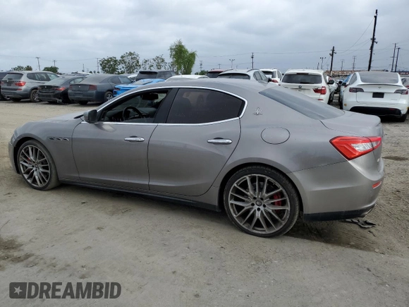 2016 Maserati Ghibli S Q4 z VIN ZAM57RTA6G1172334, wystawiony jako Copart lot #56601575 z przebiegiem 109 524 mil mil oraz Szkody całkowita. Historia ofert i sprzedaży dostępna na DreamBid. Obrazek 2.