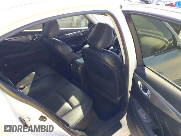 2018 Infiniti Q50 3.0t LUXE with VIN JN1EV7AP5JM355898, listed as a IAAI auction lot 40455903 with 80,812 mi miles. Bid and sale history available at carsss.com. Image 8.