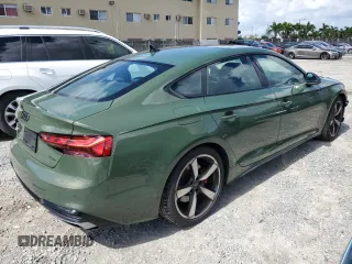 2022 Audi A5 Sportback S line Premium Plus with VIN WAUFACF50NA040198, listed as a Copart auction lot 55661703 with 5,118 mi miles. Bid and sale history available at carsss.com. Image 3.