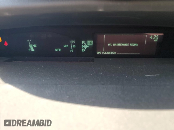 2010 Toyota Prius II z VIN JTDKN3DU8A0096549, wystawiony jako Copart lot #57562945 z przebiegiem 233 840 mil mil oraz Czysty tytuł • Clean title. Historia ofert i sprzedaży dostępna na DreamBid. Obrazek 9.