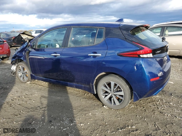2021 Nissan LEAF S PLUS with VIN 1N4BZ1BV5MC553797, listed as a Copart auction lot 85046314 with NaN miles and Salvage Title. Bid and sale history available at carsss.com. Image 2.