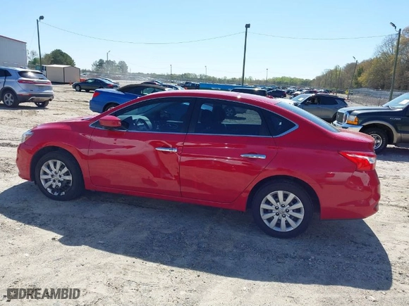 2017 Nissan Sentra SV with VIN 3N1AB7AP8HL664938, listed as a IAAI auction lot 41875816 with 61,822 mi miles. Bid and sale history available at carsss.com. Image 6.