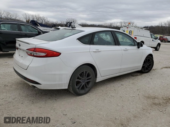 2018 Ford Fusion S with VIN 3FA6P0G74JR193642, listed as a Copart auction lot 47242845 with 122,322 mi miles and Salvage Title. Bid and sale history available at carsss.com. Image 3.