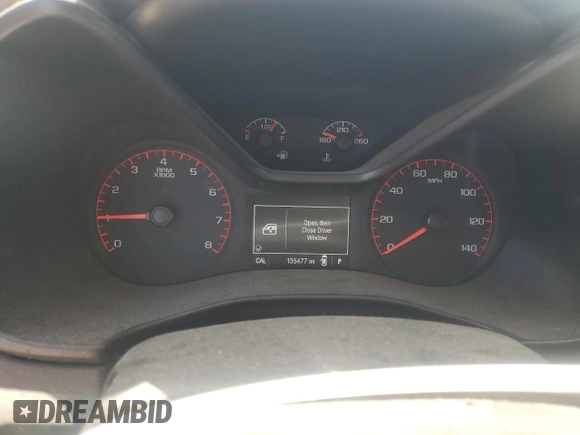 2016 GMC Canyon 4WD SLE with VIN 1GTH6BE3XG1209203, listed as a Copart auction lot 53909735 with 135,477 mi miles and Salvage title. Bid and sale history available at DreamBid. Image 9.