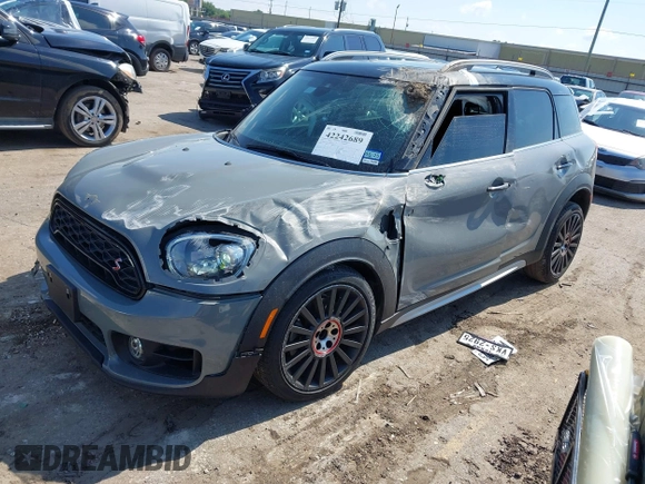 2020 MINI Countryman Cooper S with VIN WMZYW7C05L3M07661, listed as a IAAI auction lot 42242689 with 45,602 mi miles and . Bid and sale history available at DreamBid. Image 17.