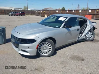 2019 Dodge Charger Police with VIN 2C3CDXKT4KH647831, listed as a IAAI auction lot 41976021 with 35,515 mi miles and . Bid and sale history available at DreamBid. Image 17.