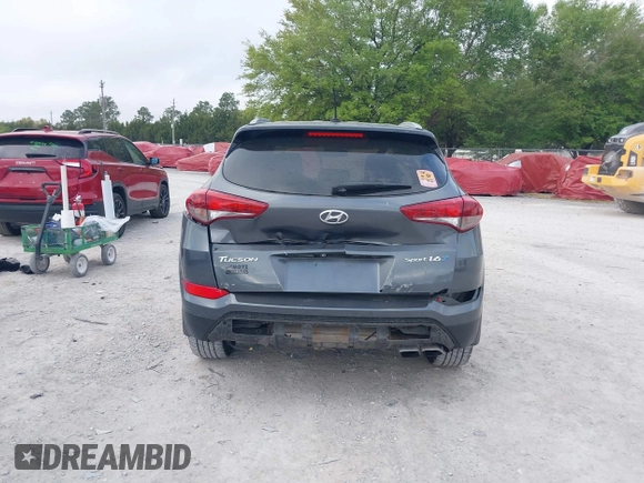 2016 Hyundai Tucson Limited with VIN KM8J33A27GU245096, listed as a IAAI auction lot 41961905 with 101,195 mi miles. Bid and sale history available at carsss.com. Image 16.