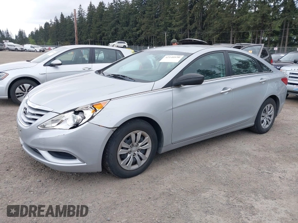 2011 Hyundai Sonata GLS with VIN 5NPEB4AC3BH047691, listed as a IAAI auction lot 42140930 with 99,696 mi miles and . Bid and sale history available at carsss.com. Image 2.