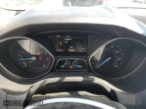 2018 Ford Focus SE with VIN 1FADP3FE5JL255010, listed as a Copart auction lot 54478335 with 118,074 mi miles and Salvage Title. Bid and sale history available at carsss.com. Image 9.