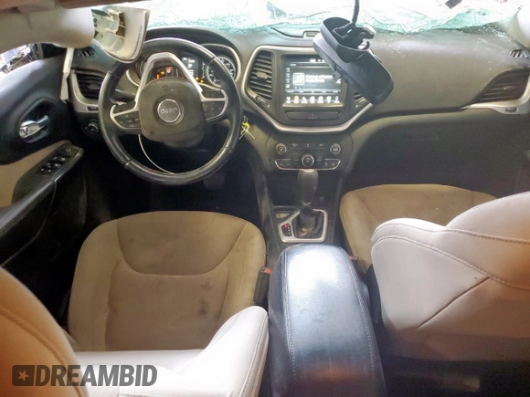 2017 Jeep Cherokee Latitude с VIN 1C4PJLCB5HW508872, выставлен на аукционе Copart как лот 59713265 с пробегом 139 682 миль миль и На запчасти • Non repairable. История ставок и продаж доступна на DreamBid. Изображение 8.