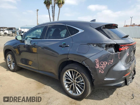 2022 Lexus NX with VIN JTJHKCEZXN5003615, listed as a Copart auction lot 55526274 with 14,425 mi miles and Salvage Title. Bid and sale history available at carsss.com. Image 2.