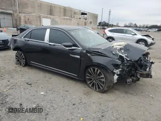 2019 Lincoln Continental Select with VIN 1LN6L9TK3K5606638, listed as a Copart auction lot 43743855 with 117,400 mi miles and Salvage Title. Bid and sale history available at carsss.com. Image 4.