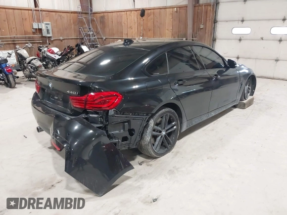 2019 BMW 4 Series 440i xDrive with VIN WBA4J7C57KBM75468, listed as a IAAI auction lot 42205190 with 65,575 mi miles and . Bid and sale history available at DreamBid. Image 4.
