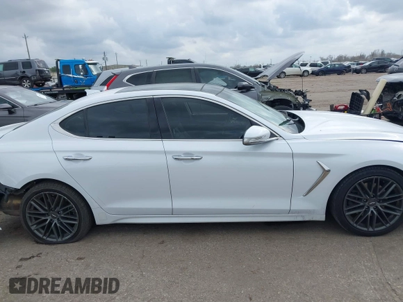 2019 Genesis G70 Advanced with VIN KMTG34LA8KU027252, listed as a IAAI auction lot 41697822 with 130,086 mi miles and . Bid and sale history available at DreamBid. Image 13.