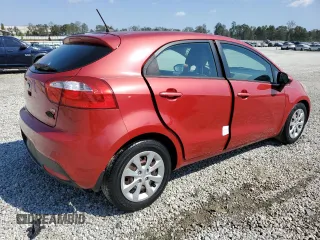 2014 Kia Rio LX with VIN KNADM5A35E6356053, listed as a Copart auction lot 74982134 with 78,623 mi miles and Non Repairable. Bid and sale history available at carsss.com. Image 3.