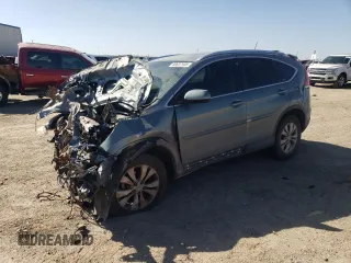 2012 Honda CR-V EX-L with VIN JHLRM4H79CC000296, listed as a Copart auction lot 50637405 with Not provided miles and Salvage title. Bid and sale history available at DreamBid. Image 1.
