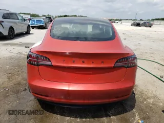 2018 Tesla Model 3 Long Range Battery with VIN 5YJ3E1EAXJF031944, listed as a Copart auction lot 53619445 with 146,031 mi miles and Salvage Title. Bid and sale history available at DreamBid. Image 6.