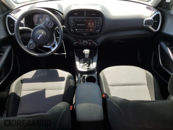 2023 Kia Soul LX with VIN KNDJ23AU5P7876114, listed as a Copart auction lot 53504475 with 34,487 mi miles and Salvage Title. Bid and sale history available at DreamBid. Image 8.