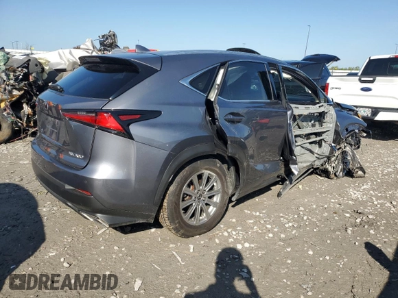2021 Lexus NX 300 with VIN JTJDARDZ0M2244380, listed as a Copart auction lot 56367215 with 40,415 mi miles and Salvage title. Bid and sale history available at DreamBid. Image 3.