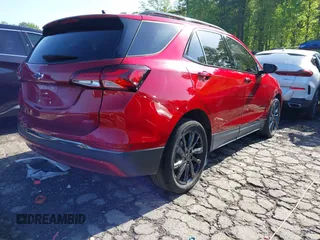 2023 Chevrolet Equinox RS with VIN 3GNAXMEG3PS153365, listed as a IAAI auction lot 42046883 with 72,191 mi miles and . Bid and sale history available at DreamBid. Image 4.