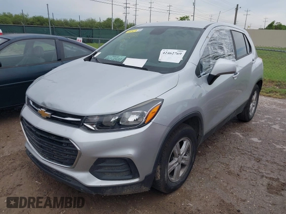 2020 Chevrolet Trax LS with VIN 3GNCJKSBXLL202265, listed as a IAAI auction lot 42462769 with 143,466 mi miles and . Bid and sale history available at DreamBid. Image 17.
