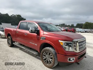 2016 Nissan Titan XD Platinum Reserve with VIN 1N6BA1F26GN504857, listed as a Copart auction lot 78143964 with 114,257 mi miles and Salvage Title. Bid and sale history available at carsss.com. Image 4.