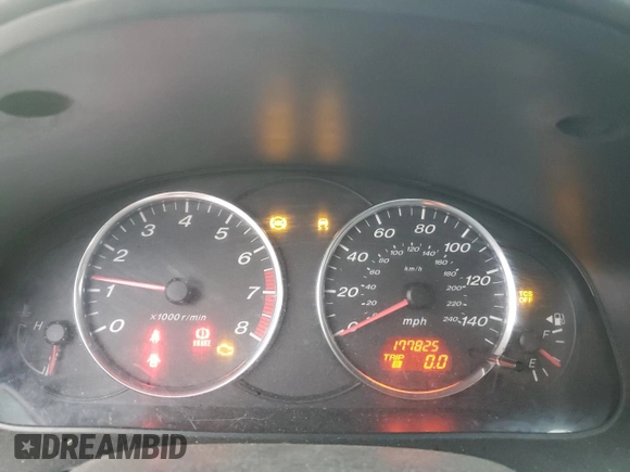 2005 Mazda 6 Sport S with VIN 1YVHP80D555M05050, listed as a Copart auction lot 88504175 with 177,825 mi miles and Salvage Title. Bid and sale history available at DreamBid. Image 9.