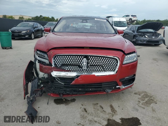 2020 Lincoln Continental Reserve with VIN 1LN6L9RPXL5606382, listed as a Copart auction lot 62996255 with 26,320 mi miles and Salvage title. Bid and sale history available at DreamBid. Image 5.